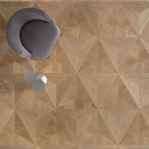 Паркет из паркетной доски - DESIGN TWIST - FOGLIE D'ORO BY LATIFOGLIA - из дуба / из орехового дерева / из американского ореха