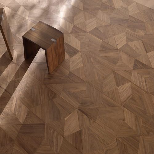 Паркет из паркетной доски - DESIGN FRAMMENTI - FOGLIE D'ORO BY LATIFOGLIA - из дуба / из орехового дерева / из американского ореха