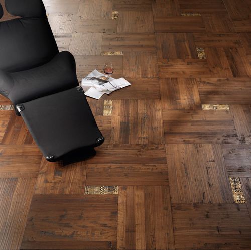Паркет из паркетной доски - DESIGN SEGRETI - FOGLIE D'ORO BY LATIFOGLIA - из дуба / из орехового дерева / из американского ореха