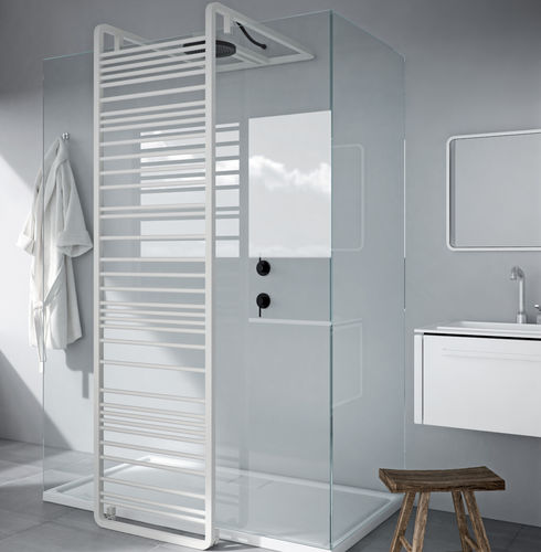 Полотенцесушитель на горячей воде - PANTAREI DOCCIA - GRAZIANO RADIATORS - 501 w...750 w / современный / из нержавеющей стали