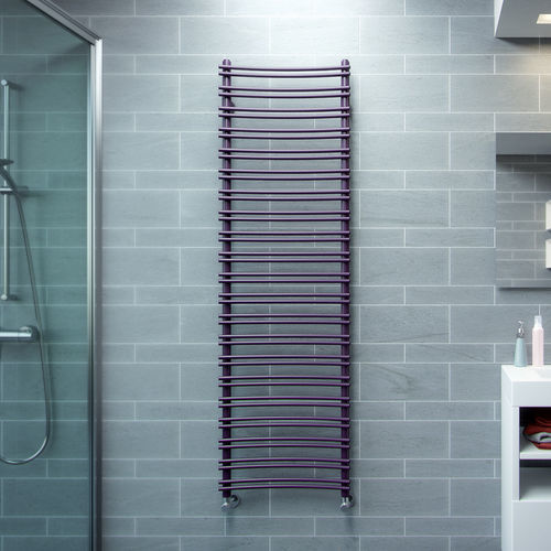 Полотенцесушитель на горячей воде - TWICE V - GRAZIANO RADIATORS - электрический / 0...500 w / 501 w...750 w