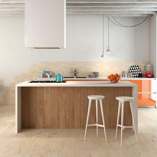 Плитка из керамогранита - WALNUT - HERBERIA - естественная отделка / для интерьера / напольная