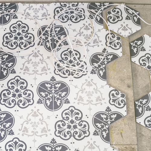 Каменная напольная плитка из керамогранита - ALCHIMIA - QUINTESSENZA CERAMICHE - матовая / для интерьера / для приемных