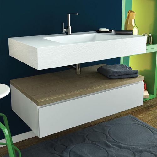 Современный мебель для ванной комнаты - SLIM - RELAX DESIGN - из дерева / настенный / с выдвижным ящиком