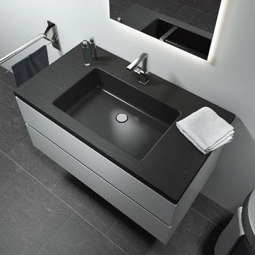 Настенная тумба под умывальник - SLIM-L  - RELAX DESIGN - из дерева / современная / с выдвижными ящиками