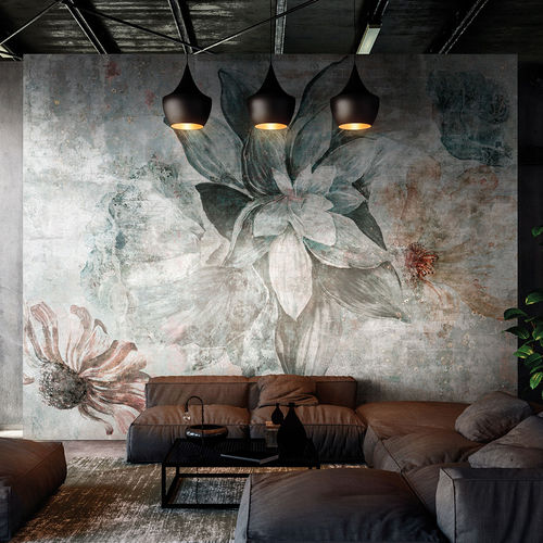 Современный обои - AVALON - Tecnografica Italian Wallcoverings - из целлюлозного волокна / с цветочным мотивом / природный мотив