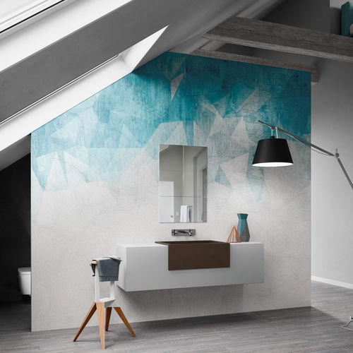 Современный обои - NET - Tecnografica Italian Wallcoverings - из целлюлозного волокна / из стекловолокна / c геометрическим рисунком