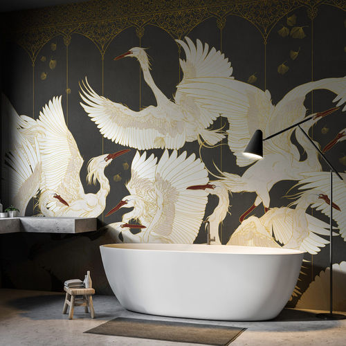 Современный обои - LA DANSE - Tecnografica Italian Wallcoverings - из целлюлозного волокна / из нетканых материалов / из стекловолокна