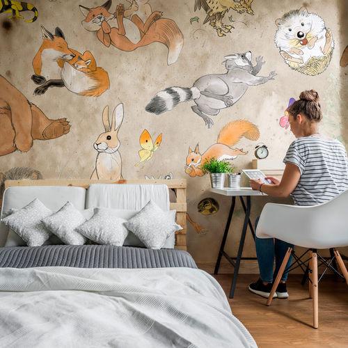 Современный обои - NOTTINGHAM - Tecnografica Italian Wallcoverings - из целлюлозного волокна / из нетканых материалов / из стекловолокна