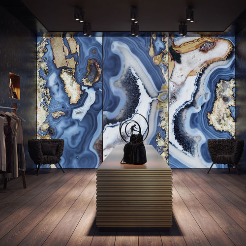 Декоративная панель для настила - MAUI BLUE - Tecnografica Italian Wallcoverings - настенная / для внутренней компоновки / для потолков