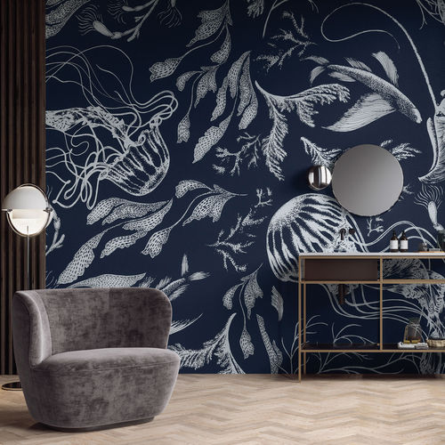 Современный обои - SEALIFE - Tecnografica Italian Wallcoverings - из целлюлозного волокна / из нетканых материалов / из стекловолокна