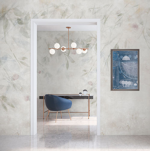 Современный обои - WILLOW - Tecnografica Italian Wallcoverings - из целлюлозного волокна / из нетканых материалов / из стекловолокна