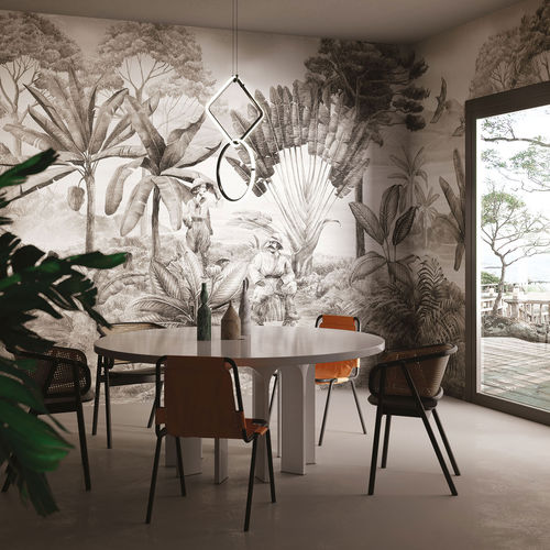 Обои ретро - LIVINGSTONE - Tecnografica Italian Wallcoverings - из целлюлозного волокна / из нетканых материалов / из стекловолокна