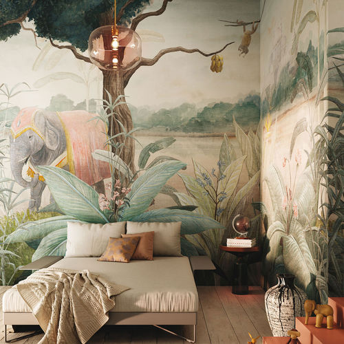 Современный обои - KIPLING - Tecnografica Italian Wallcoverings - из целлюлозного волокна / из нетканых материалов / из стекловолокна