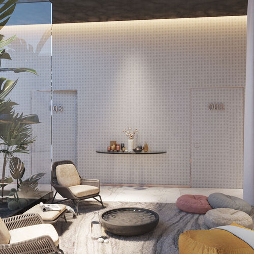 Современный обои - QUADRA - Tecnografica Italian Wallcoverings - из целлюлозного волокна / из нетканых материалов / из стекловолокна