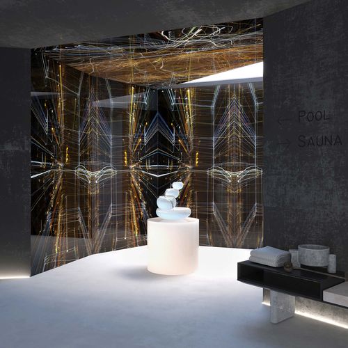 Декоративная панель для настила - ORION - Tecnografica Italian Wallcoverings - настенная / для внутренней компоновки / для освещения