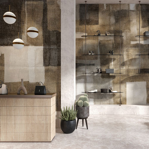 Этнический обои - KABILA - Tecnografica Italian Wallcoverings - из целлюлозного волокна / из нетканых материалов / из стекловолокна