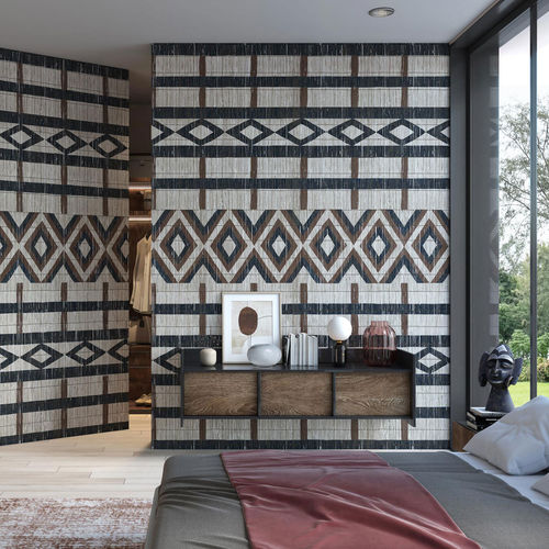 Этнический обои - TIEBELÉ - Tecnografica Italian Wallcoverings - из целлюлозного волокна / из нетканых материалов / из стекловолокна