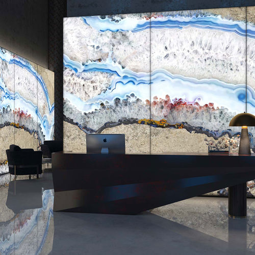 Декоративная панель для настила - GIANT AGATE - Tecnografica Italian Wallcoverings - настенная / для внутренней компоновки / для освещения