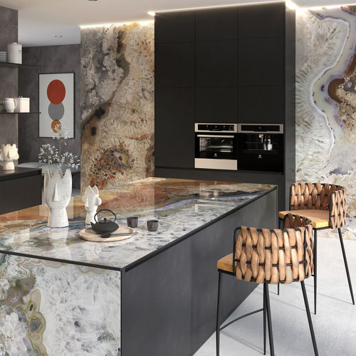 Декоративная панель для настила - QUARTZ-WOOD - Tecnografica Italian Wallcoverings - настенная / для внутренней компоновки / для освещения