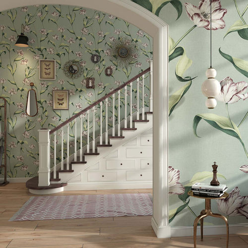 Классический обои - CORDELIA - Tecnografica Italian Wallcoverings - из целлюлозного волокна / из нетканых материалов / из стекловолокна
