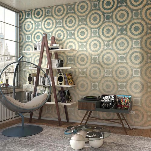 Обои винтаж - DISCO - Tecnografica Italian Wallcoverings - из целлюлозного волокна / из нетканых материалов / из стекловолокна