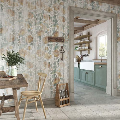 Обои винтаж - JUNE - Tecnografica Italian Wallcoverings - из целлюлозного волокна / из нетканых материалов / из стекловолокна