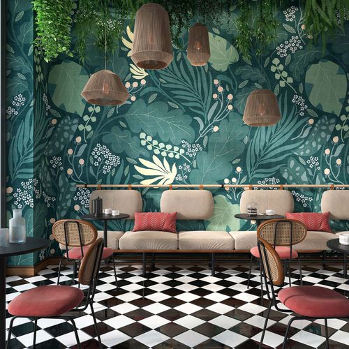 Современный обои - PALOMA - Tecnografica Italian Wallcoverings - из целлюлозного волокна / из нетканых материалов / из стекловолокна