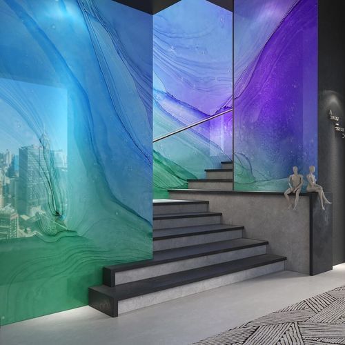 Декоративная панель для настила - TOMORROWLAND - Tecnografica Italian Wallcoverings - настенная / для внутренней компоновки / для освещения
