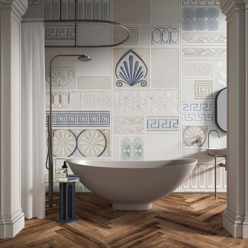 Классический обои - CRETA - Tecnografica Italian Wallcoverings - из целлюлозного волокна / из нетканых материалов / из стекловолокна