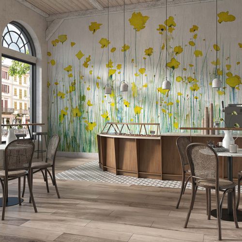 Современный обои - CAMPO DEI FIORI - Tecnografica Italian Wallcoverings - из целлюлозного волокна / из нетканых материалов / из стекловолокна