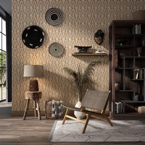 Этнический обои - RAU - Tecnografica Italian Wallcoverings - из целлюлозного волокна / из нетканых материалов / из стекловолокна