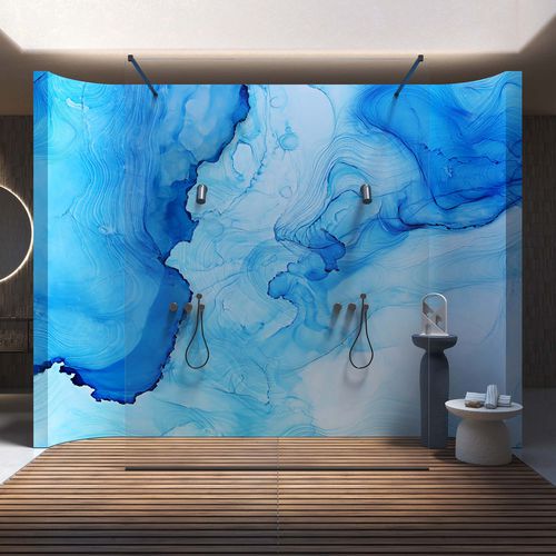 Современный обои - BLUEDOT - Tecnografica Italian Wallcoverings - из целлюлозного волокна / из нетканых материалов / из стекла