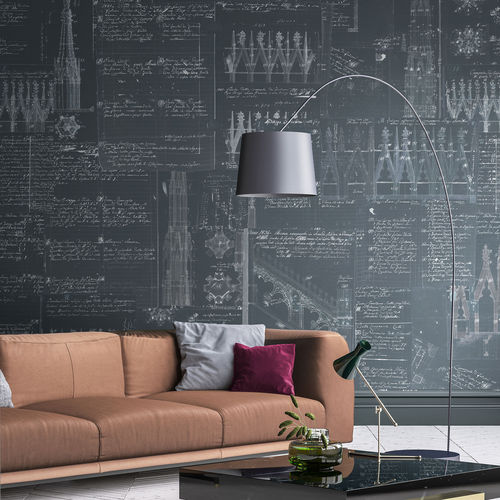 Дизайнерский обои - QUADERNI DEL DUOMO - Tecnografica Italian Wallcoverings - из целлюлозного волокна / из нетканых материалов / из стекловолокна