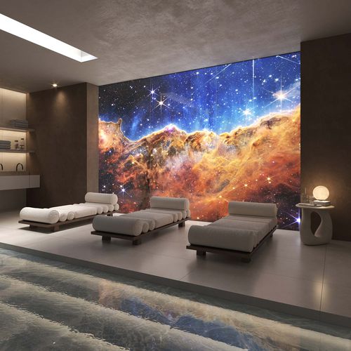 Декоративная панель для настила - COSMIC CLIFFS - Tecnografica Italian Wallcoverings - настенная / для внутренней компоновки / для освещения