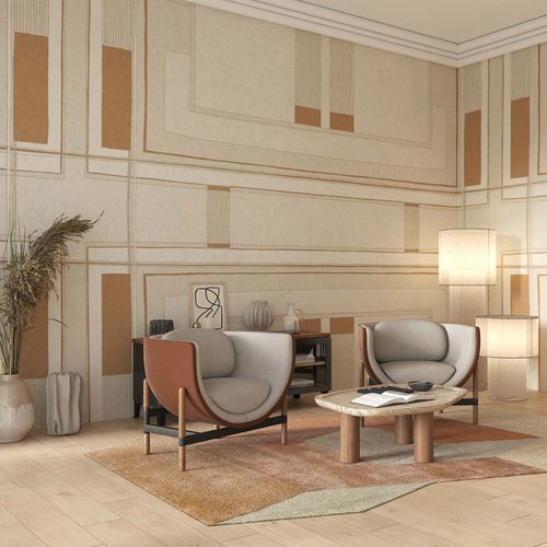 Современный обои - ELLA - Tecnografica Italian Wallcoverings - из целлюлозного волокна / из нетканых материалов / из стекловолокна