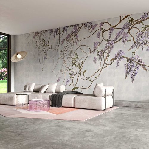 Современный обои - GLICINE - Tecnografica Italian Wallcoverings - из целлюлозного волокна / из нетканых материалов / из стекловолокна