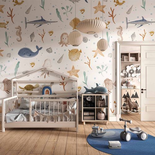 Современный обои - BUBBLES - Tecnografica Italian Wallcoverings - из целлюлозного волокна / из нетканых материалов / из стекловолокна