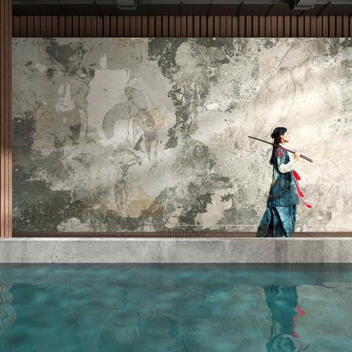 Современный обои - ARLOCK by MAD - Tecnografica Italian Wallcoverings - из целлюлозного волокна / из нетканых материалов / из стекловолокна