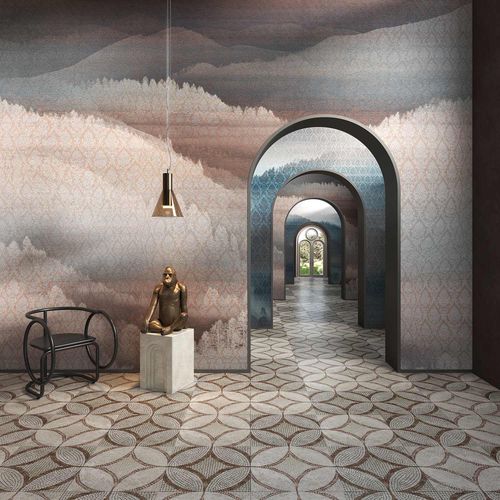 Современный обои - MANDRAGOLA - Tecnografica Italian Wallcoverings - из целлюлозного волокна / из нетканых материалов / из стекловолокна