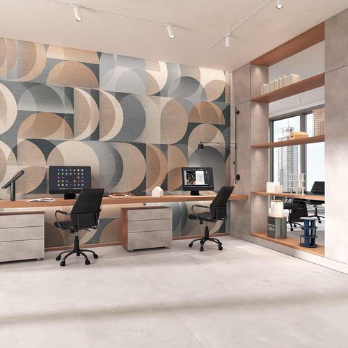 Современный обои - DOMINO - Tecnografica Italian Wallcoverings - из целлюлозного волокна / из стекловолокна / виниловый