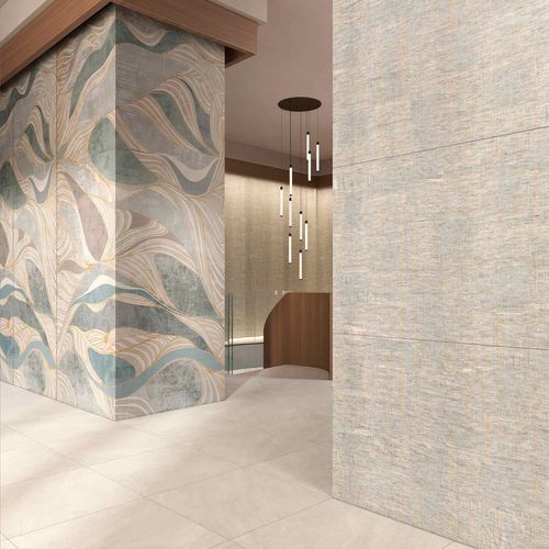 Декоративная панель для внутренней компоновки - ITACA WAVES - Tecnografica Italian Wallcoverings - настенная / для настила / легкая