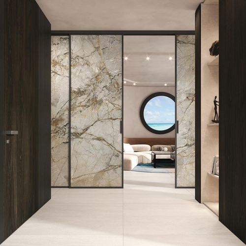 Декоративная панель для внутренней компоновки - SILVER ROOTS - Tecnografica Italian Wallcoverings - настенная / для настила / легкая