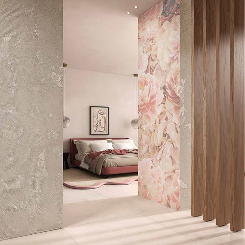 Декоративная панель для внутренней компоновки - PIXEL BLOSSOM - Tecnografica Italian Wallcoverings - настенная / для настила / легкая