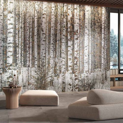 Современный обои - MURRINE WOOD - Tecnografica Italian Wallcoverings - из нетканых материалов / из стекловолокна / виниловый