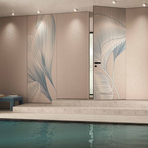 Декоративная панель для внутренней компоновки - WHISPER - Tecnografica Italian Wallcoverings - настенная / для настила / легкая