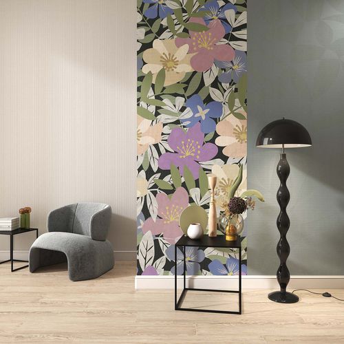 Декоративная панель для внутренней компоновки - FLORAL VIBES - Tecnografica Italian Wallcoverings - настенная / для настила / легкая