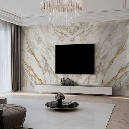 Декоративная панель для внутренней компоновки - CALACATTA BORGHINI - Tecnografica Italian Wallcoverings - настенная / для настила / легкая