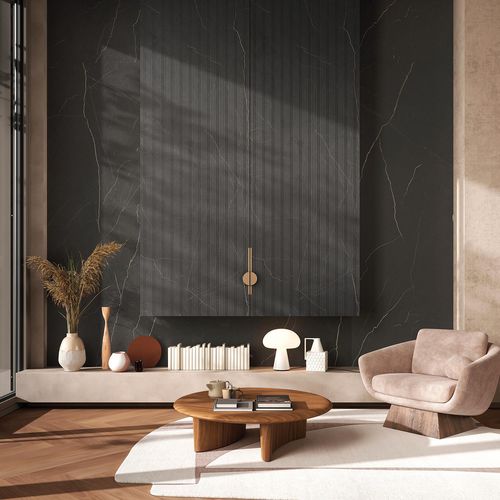 Декоративная панель для внутренней компоновки - COFFE BROWN - Tecnografica Italian Wallcoverings - настенная / для настила / легкая