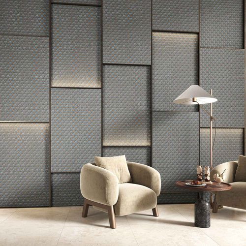 Декоративная панель для внутренней компоновки - NOUVEAU - Tecnografica Italian Wallcoverings - настенная / для настила / легкая